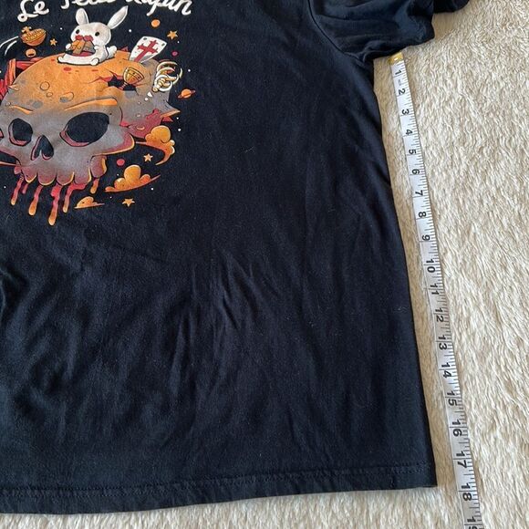 Le Petit Lapin short sleeve shirt black size XL - Picture 14 of 16